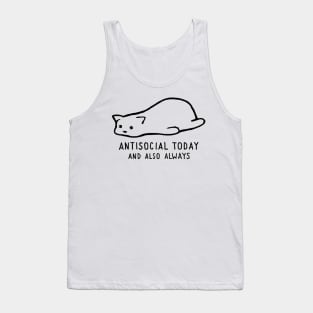 Antisocial Today and Also Always Tank Top